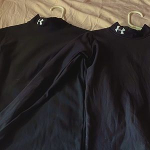 Under Armour black turtleneck cold gear. Youth medium.